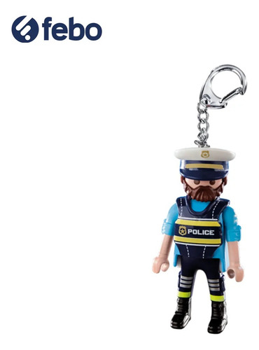 Playmobil Llavero Policia Accesorios Juguetes Muñecos