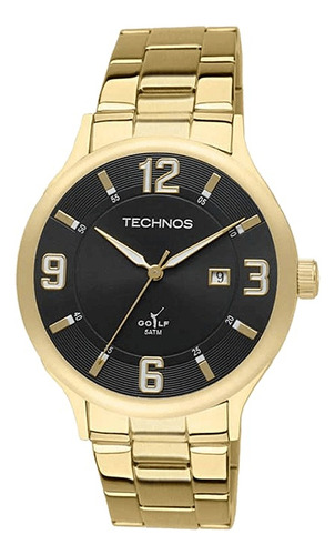 Relógio Technos Masculino Classic Golf 2115rn/4p Dourado