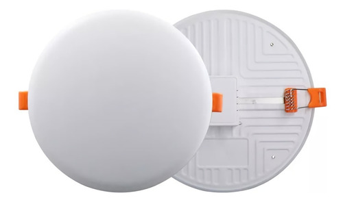Panel Led 18w Incrustar Redondo Luz Blanca Borde Infinito