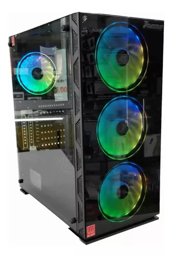 Caja Janus AX-6 ATX 4 FAN RGB Vidrio Templado - Reset Store