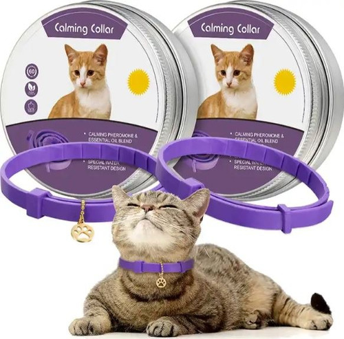 Collares Relajantes Para Gatos Con Feromonas Calming Set X6