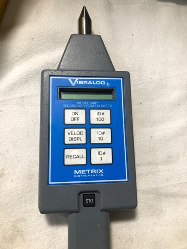 Vibrometro Analizador De Vibraciones Vibralog Metrix 5487