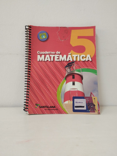 Cuaderno De Matematica 5 Santillana En Movimiento (Usado)