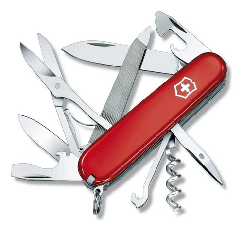 Cortaplumas Victorinox Mountaineer Suiza 18 Uso 23118 Navaja Color Rojo