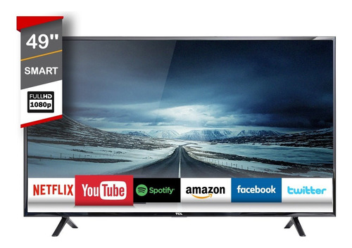Smart TV Tcl 49 polegadas Full Hd 1080p Netflix Tda Wifi L49s