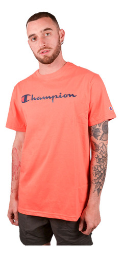 Remera Champion Logo De Hombre 0482 Dash