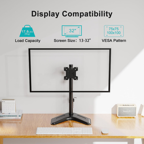 Soporte De Monitor Individual 13 A 32 Pulgadas 8 Kg