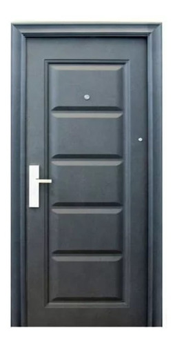 Puerta Seguridad Cerradura Multipunto 12 Anclajes - Gris 