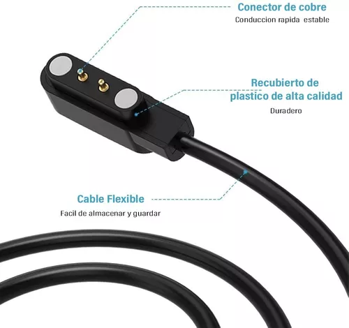 Cable Cargador Usb Premium Compatible Con Smartwatch P22