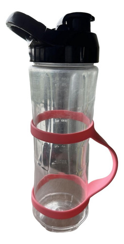 Manija Silicona Para Termo Vaso Térmico Botella De Agua Rosa