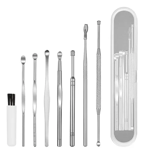 Herramienta De Eliminacion De Cera De Oido, 8 Piezas, Kit De