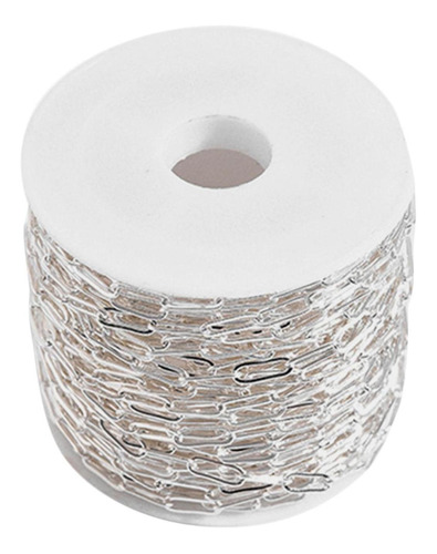 Paperclip Chains Link Roll Flat Spool 10m Cadena De Cable