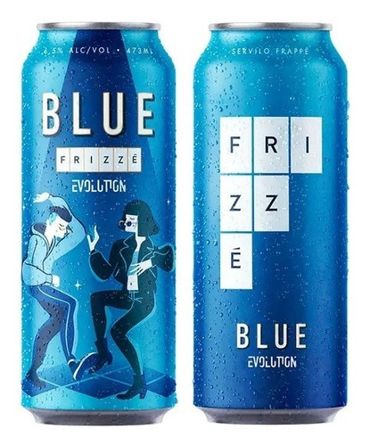 Frizze Evolution Blue Lata 473ml X6 - Berlin Bebidas