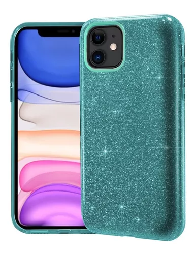 Iphone 11 Funda Silicona Transparente Flexible Diseños Brillos