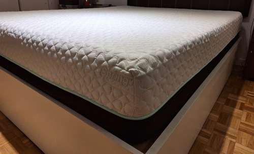Colchon Springwall Sleep Pro Full Queen 160x200 Firme Usado Blanco (Usado)