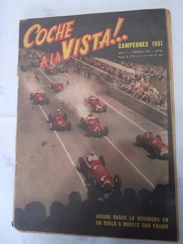 Coche A La Vista 55 - Campeones Sin Contratapa Feb 1951