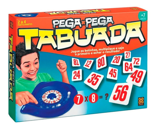 Jogo Pega Pega Tabuada Grow