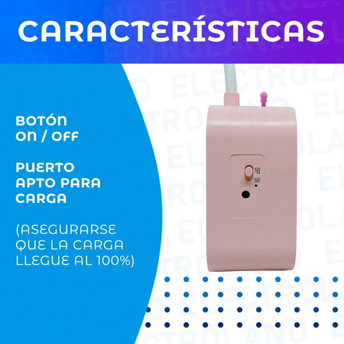 Imagen 4 de 10 de Velador Luz Led Flexible Lampara Infantil 3 Modos Recargable