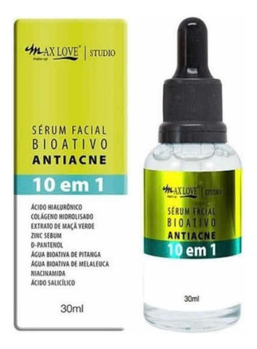 Serum Facial Anti Acné , Acido Hialuronico,colageno Max Love