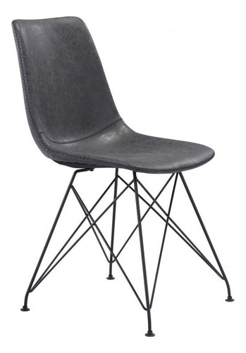 Silla De Comedor Pelham Negro Këssa Muebles