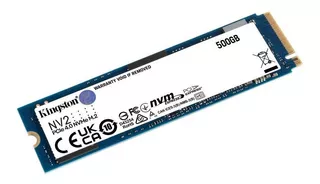 P Disco Ssd Kingston 500gb Nv2 Pcie 4.0 Nvme 3500 Mbps