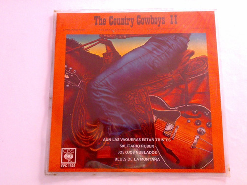 The Country Cowboys 2 Disco Sp Usado 45 Rockabilly Blues1980
