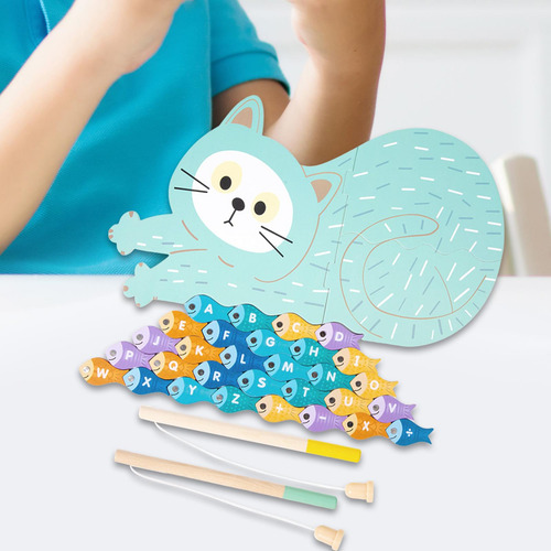 Juego De Pesca, Juguetes Preescolares De Aprendizaje