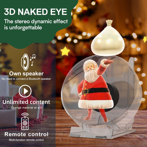 Proyector Holográfico 3d Compatible Ventilador 3d De