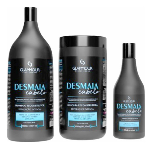 Shampoo Desmaia Cabelo Máscara Ultra Hidratante