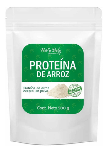 Imagen 1 de 2 de Proteína De Arroz Integral Orgánica (500 G)