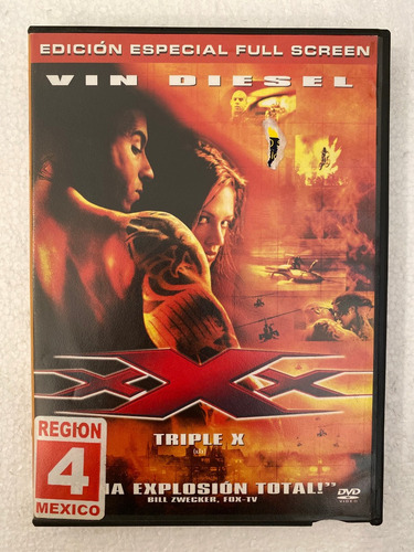 Dvd Original Triple X Vin Diesel Xxx Asia Argento Rob Cohen (Usado)