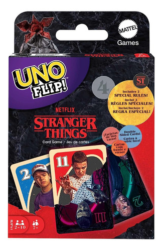 Cartas Uno Flip! Stranger Things Originales