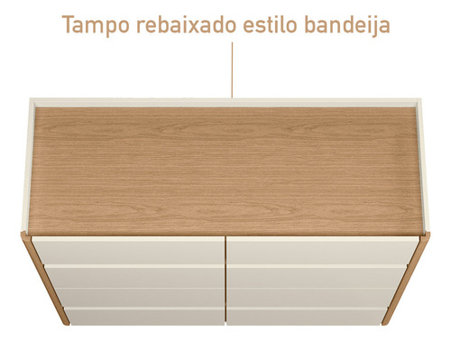 Cômoda Infantil Bebê Moderna Grande Madeira Mdf Branca Premium Quarto Menina Menino Gavetas Espaçosa Design Elegante Organizador Roupas Fraldas Toalhas Moderna Funcional Durável Segura Estilo Clássico
