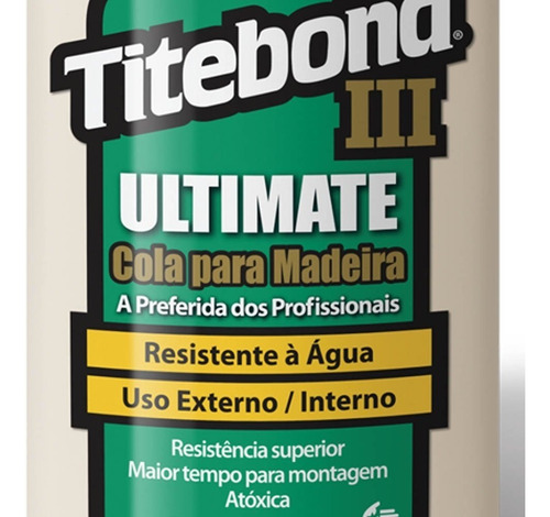 Imagem 4 de 5 de Cola Ultimate Wood Glue Para Madeira 263g 6028325 Titebond