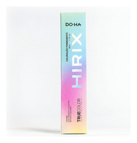 Tinta Para Cabelo Coloração Hirix Doha Profissional 50ml Tom 7.4 LOURO MEDIO ACOBREADO