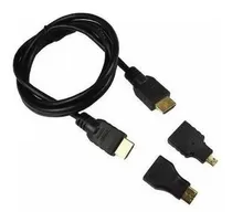 Comprar Cable Hdmi 3 En 1 Mini Hdmi Y Micro Hdmi Full Hd 1080p 1.5mt