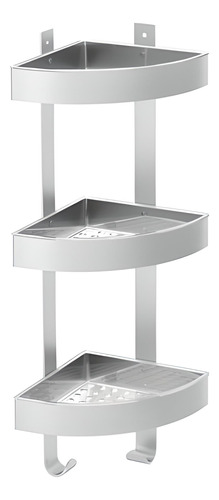 Ikea Esquinero De Ducha Acero Inox. Grundtal Con Percheros