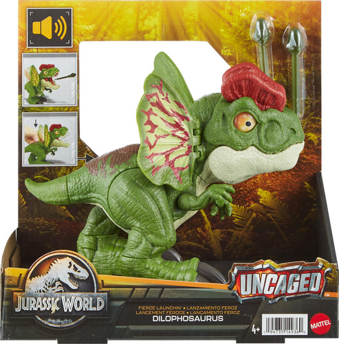 Dinosaurio Jurassic World Figura Dilophosaurus Muñeco 