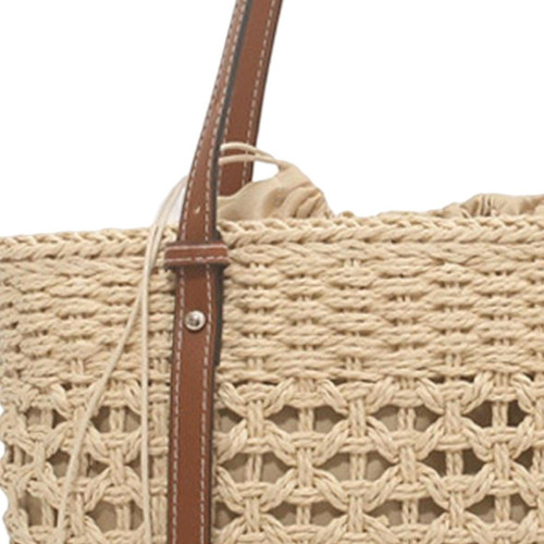Bolso De Mano Tejido A La Moda Para Mujer, Tejido A Mano, Ca