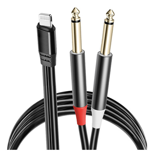Cable De Audio Ts De 1/4 Para iPhone, Cable De Audio Estéreo