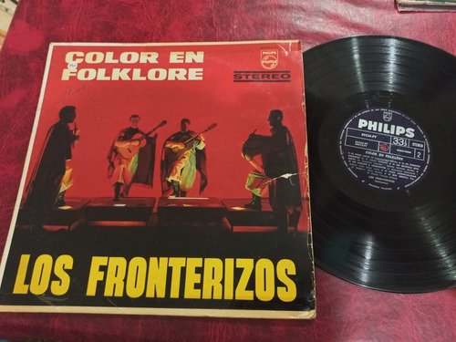 Los Fronterizos Color En Folklore Vinilo Lp Disco.,;;;