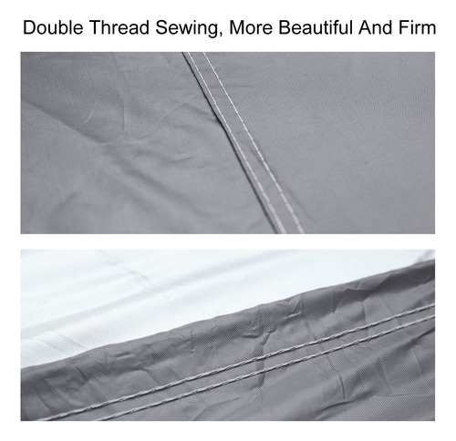 Cubierta Barco Impermeable Funda Lancha De 20-22 Pies Gris