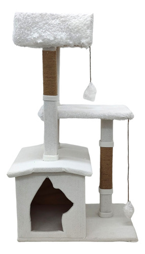 Rascador Gato Madera Reforzada Calidad Premium 100mm Alto