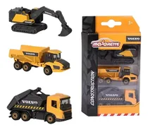 Comprar Juego X3 Vehiculos Construccion Volvo Majorette 7.5cm Niños