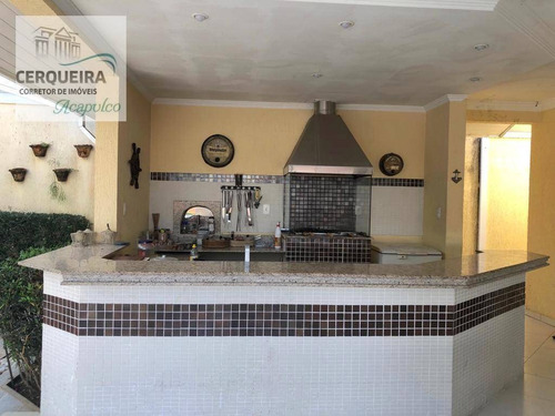 Casa Com 5 Dormitórios À Venda, 450 M² Por R$ 1.600.000 - Acapulco - Guarujá/sp - Ca0555