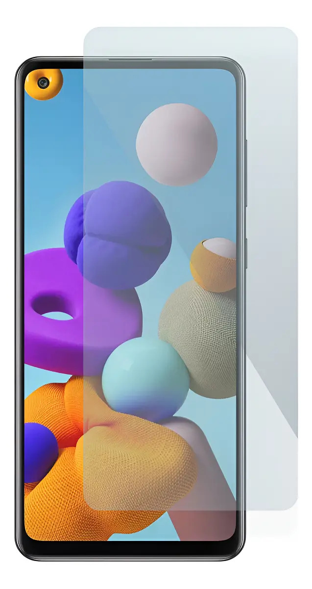 Película de vidrio templado resistente para Galaxy A21s