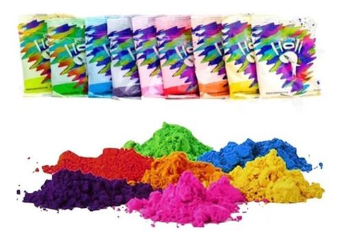 Polvos Holi Colores Upd Egresados Pack X6 Unidades Surtidos