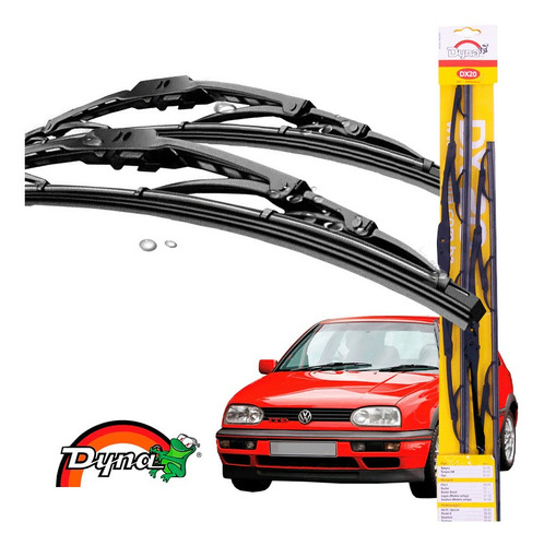 Kit Limpador Parabrisas Vw Golf 1993 A 1998 Dyna Original