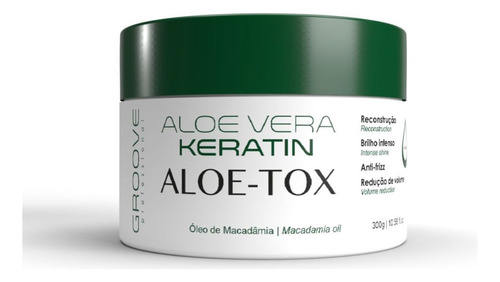 Botox Aloe Vera Keratin Aloe-tox Groove Professional 300 Gr