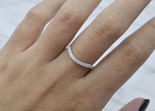 Churumbela de plata con zirconia new arrivals